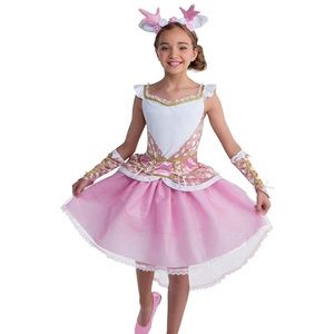 Girls Magical Fawn 🦌 Costume with antlers, sleeves and Velcro tail 🎃